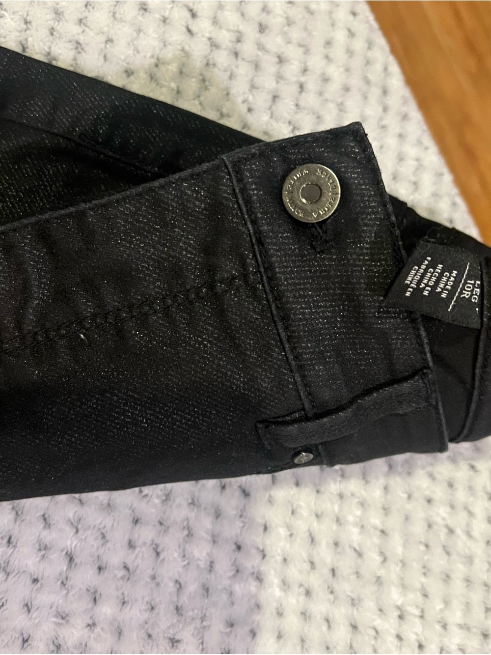 Women’s Whbm Black Coated Jeans